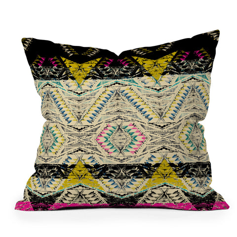 Pattern State City Native Throw Pillow