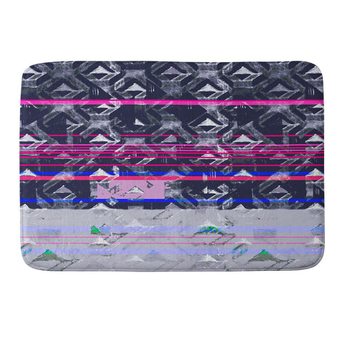 Pattern State Triangle Seas Memory Foam Bath Mat