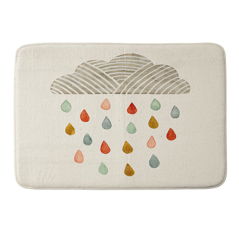 Pauline Stanley Rain Cloud Memory Foam Bath Mat