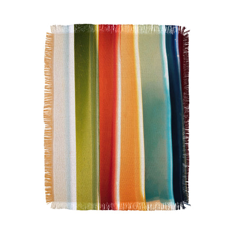 PI Photography and Designs Colorful Surfboards Throw Blanket