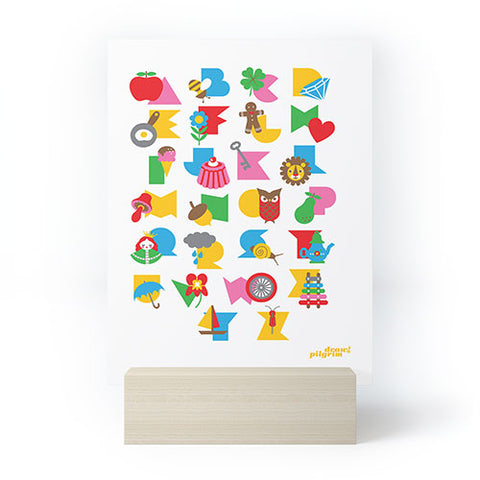 Pilgrim Hodgson ABCs Gumball Mini Art Print