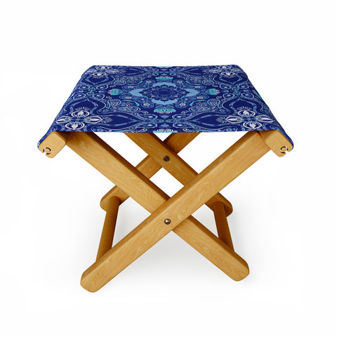 Pimlada Phuapradit Floral Paisley tiles Folding Stool