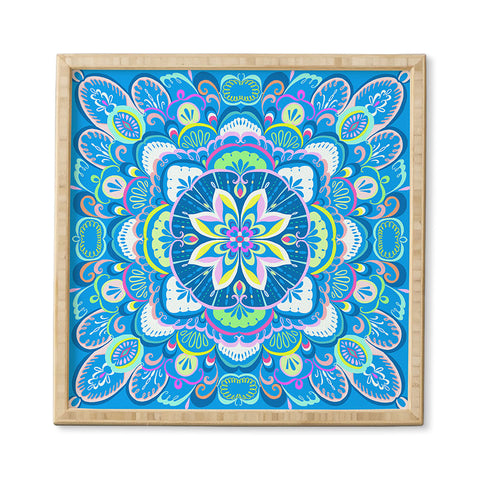 Pimlada Phuapradit Mandala 03 Framed Wall Art