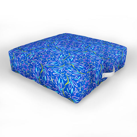 Pimlada Phuapradit Neon blue Outdoor Floor Cushion