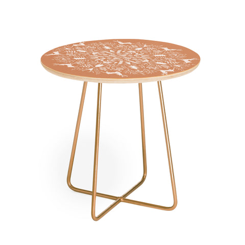 Pimlada Phuapradit Winter forest 2 Round Side Table