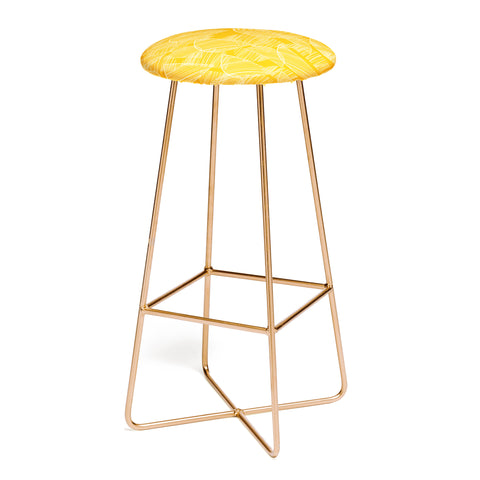 Rachael Taylor Mustard Arc Showers Bar Stool