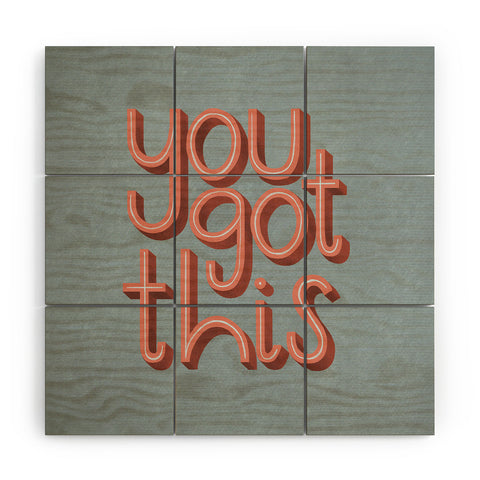 Rachel Szo You Got This III Wood Wall Mural