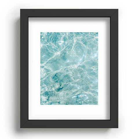 raisazwart Clear blue water Colorful ocean Recessed Framing Rectangle