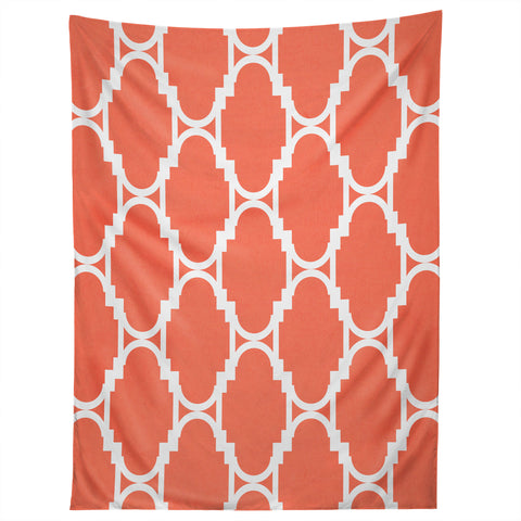 Rebecca Allen Pillow Talk Coral Tapestry