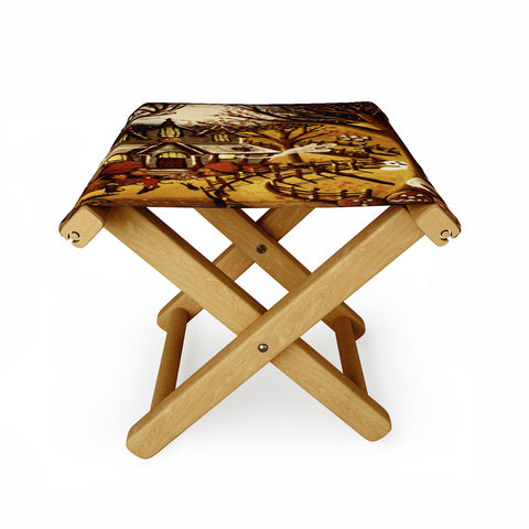 Renie Britenbucher Haunted House Folding Stool