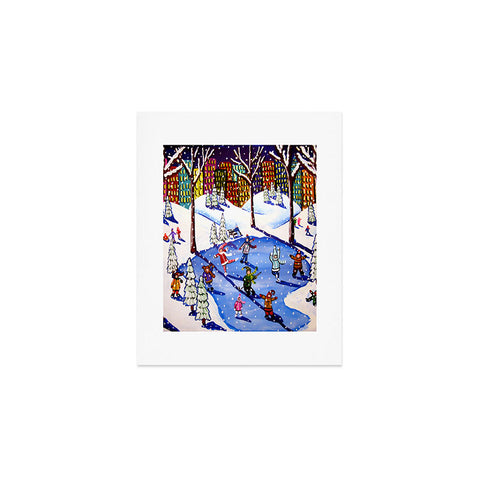 Renie Britenbucher Winter Fun In The City Art Print