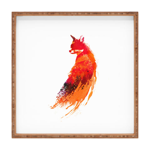 Robert Farkas Looking back Square Tray