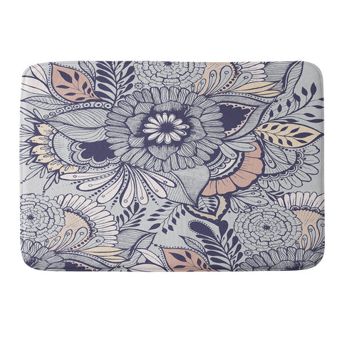 RosebudStudio Fields of Florals Memory Foam Bath Mat