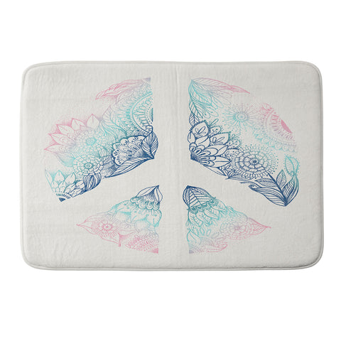 RosebudStudio Imagine Peace Together Memory Foam Bath Mat