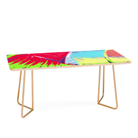 Rosie Brown Rainbow Palms Coffee Table