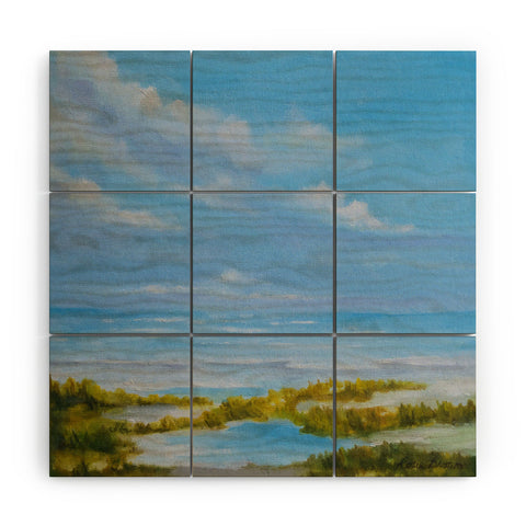 Rosie Brown Sanibel Island Inspired Wood Wall Mural