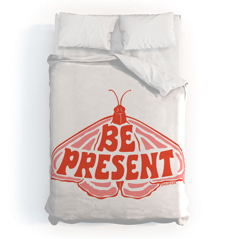 Sagepizza BE PRESENT Duvet Cover