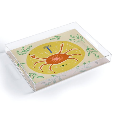 sandrapoliakov CANCER I Acrylic Tray