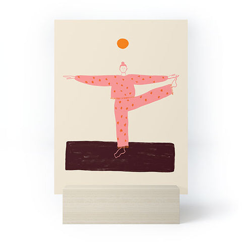 sandrapoliakov SUN SALUTATION Mini Art Print