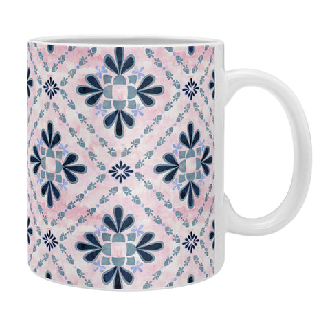 Schatzi Brown Boho Tile Pink Coffee Mug