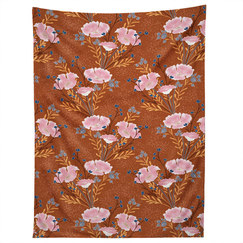 Schatzi Brown Carrie Floral Caramel Tapestry
