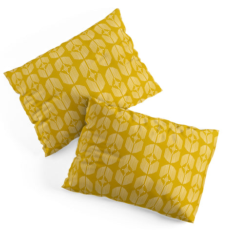 Schatzi Brown Danni Boho Yellow Pillow Shams
