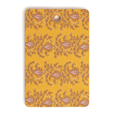 Schatzi Brown Innessa Paisley Golden Cutting Board Rectangle