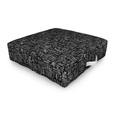 Schatzi Brown Leila Marks Black Outdoor Floor Cushion