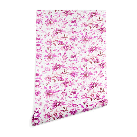Schatzi Brown Lovely Floral Pink Wallpaper