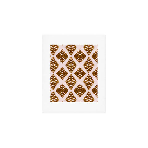 Schatzi Brown Luna Tie Dye Burnt Sienna Art Print