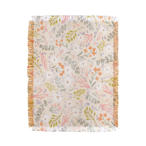 Schatzi Brown Mallory Floral Sand Throw Blanket