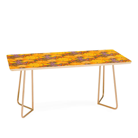 Sewzinski Calendula Floral Pattern Coffee Table