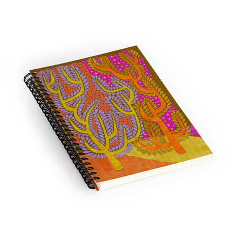 Sewzinski Flowering Trees Spiral Notebook