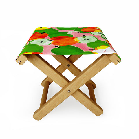 Sewzinski Happy Apples Folding Stool