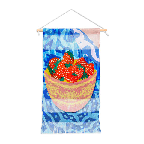 Sewzinski New Strawberries Wall Hanging Portrait