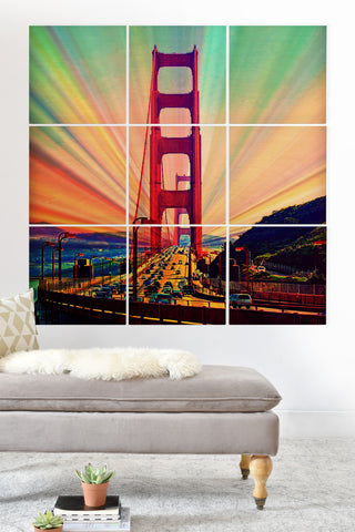 Shannon Clark Colorful Commute Wood Wall Mural