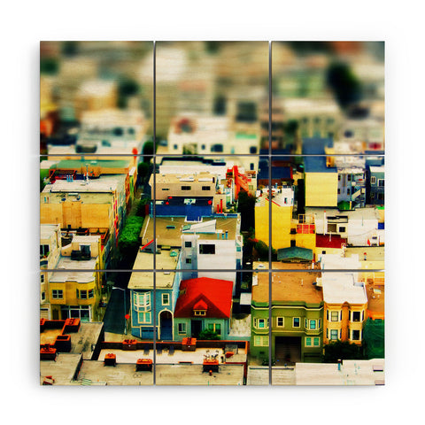 Shannon Clark Mini City Wood Wall Mural