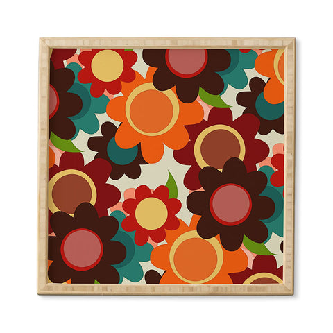 Sharon Turner Autumn Flowers Framed Wall Art