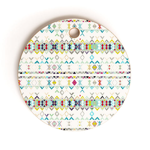 Sharon Turner celebration weave Cutting Board Round