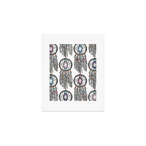 Sharon Turner Gemstone Dreamcatcher Art Print