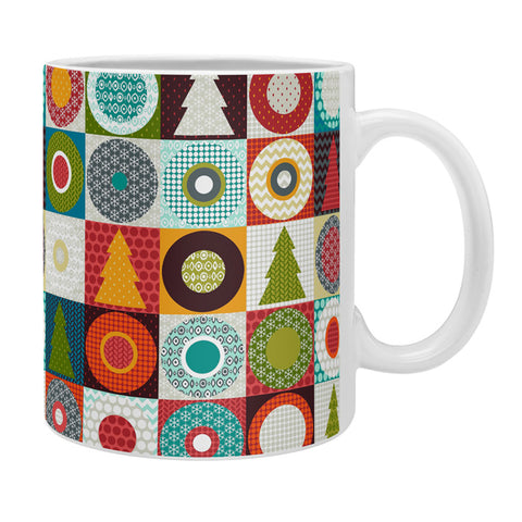 Sharon Turner Geo Christmas Coffee Mug