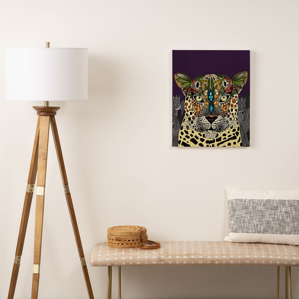 Leopard Queen Art Canvas Sharon Turner