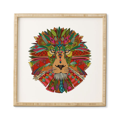 Sharon Turner lion Framed Wall Art