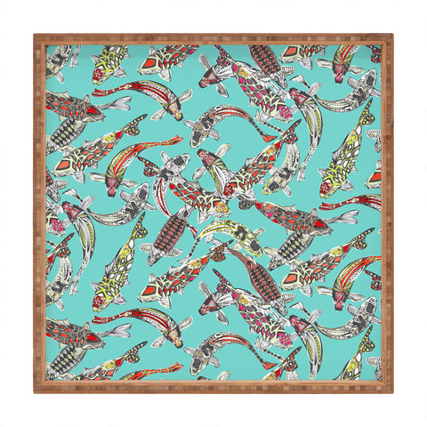 Sharon Turner Lucky Koi Square Tray