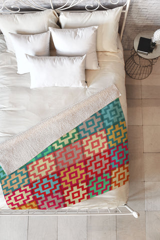 Sharon Turner Marrakech Fleece Throw Blanket