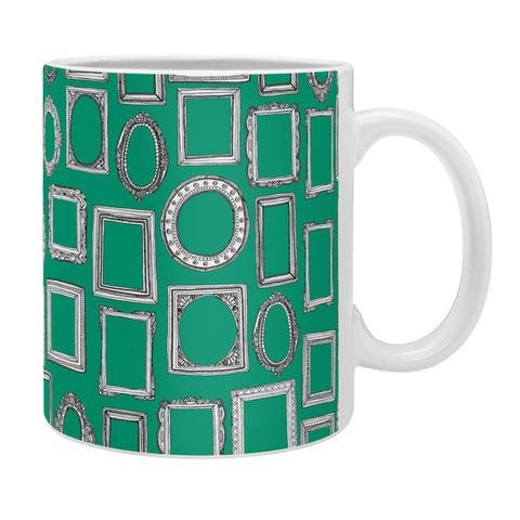 Sharon Turner picture frames green Coffee Mug