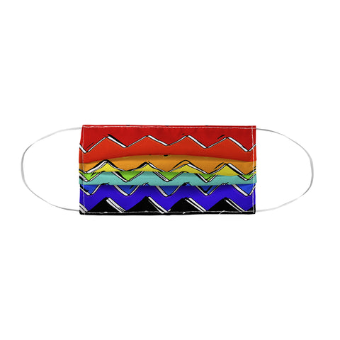 Sharon Turner Rainbow Chevron Face Mask