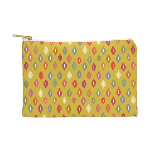 Sharon Turner Sunny Little Ikat Diamonds Pouch