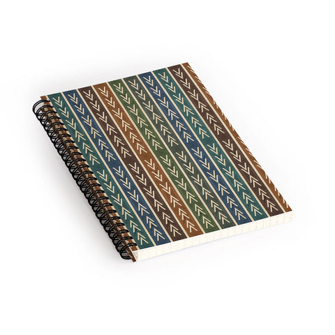 Sheila Wenzel-Ganny Colorful Tribal Mudcloth Spiral Notebook