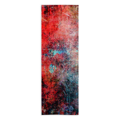 Sheila Wenzel-Ganny Modern Red Abstract Yoga Towel